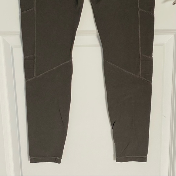 Athleta Inclination Moto tight Leggings Green with pockets 47149 - Picture 9 of 15